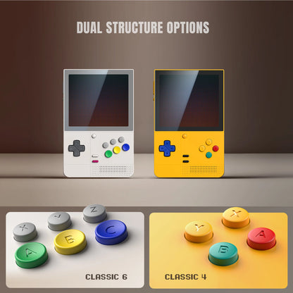 Retroid Pocket Classic Android Retro Handheld Game Console - 6 Buttons and 4 Buttons Options