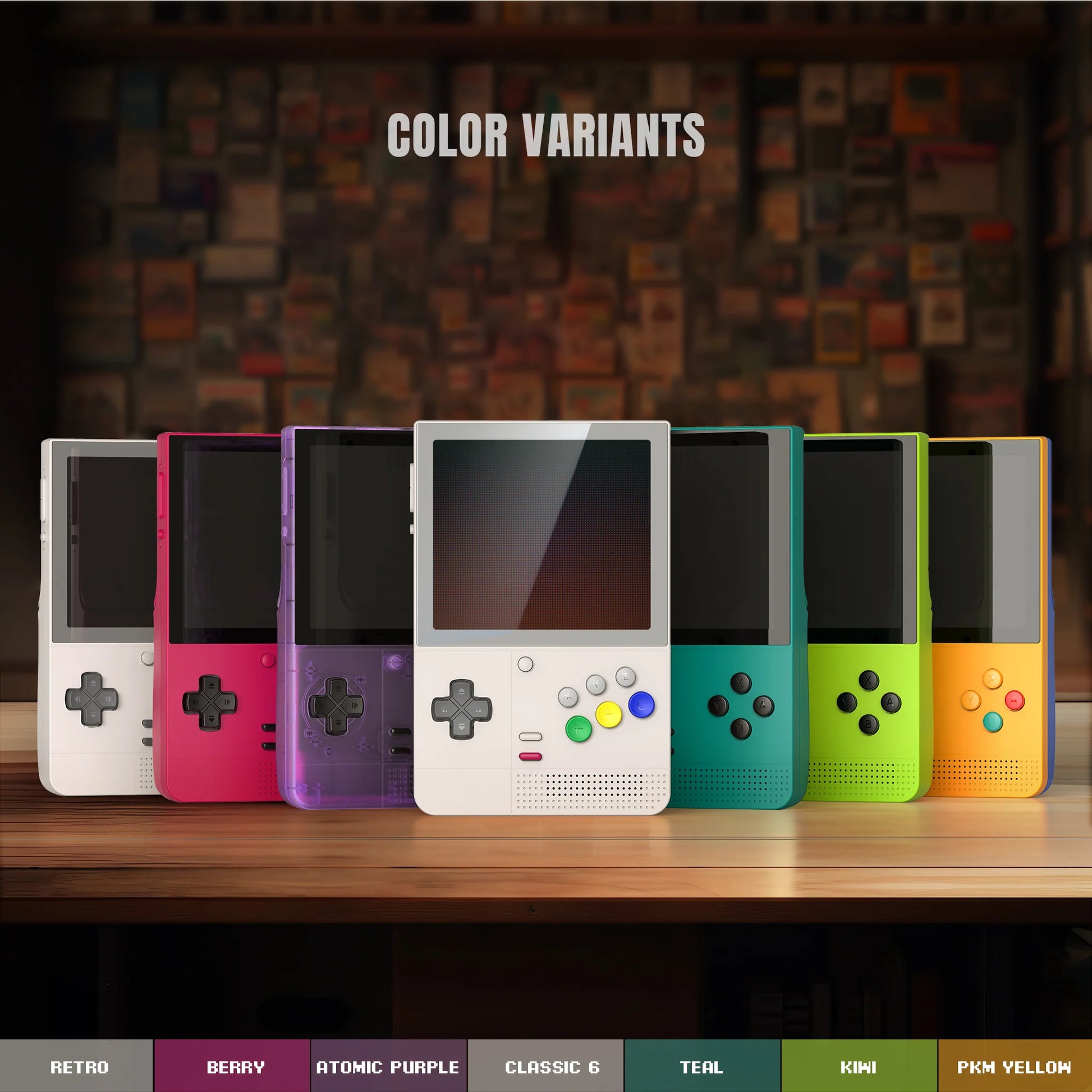 Retroid Pocket Classic Android Retro Handheld Game Console - Color Variants