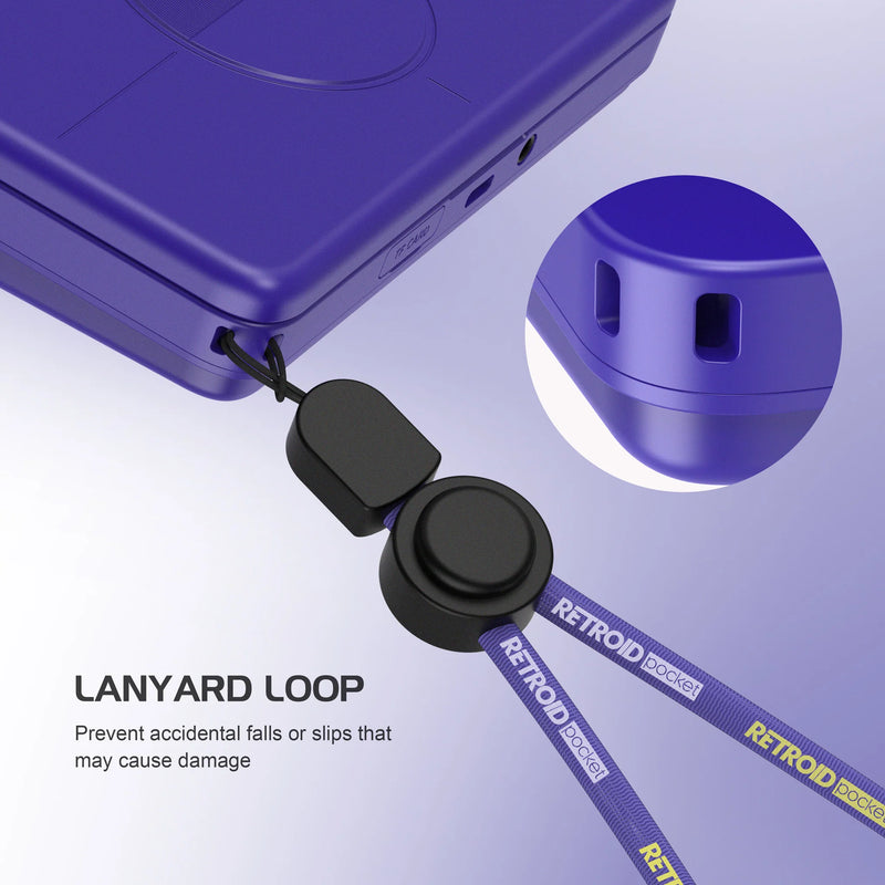 Retroid Pocket Flip 2 Foldable Retro Handheld Game Console - Lanyard Loop
