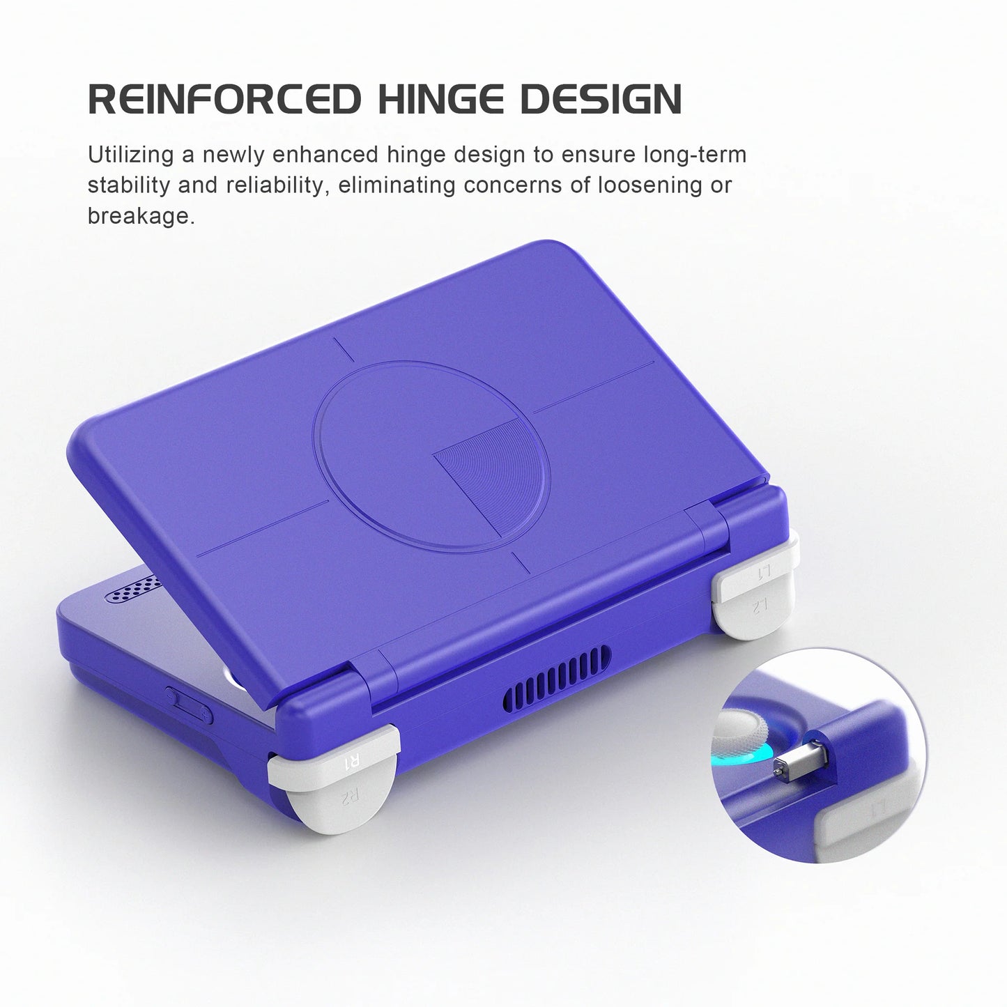 Retroid Pocket Flip 2 Foldable Retro Handheld Game Console - Reinforced Hinged Design