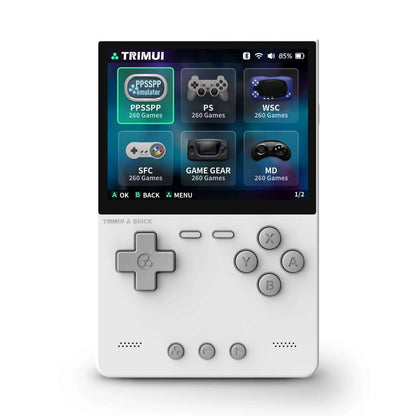 Trimui Brick 3.2 Inch Retro Handheld Game Console - White