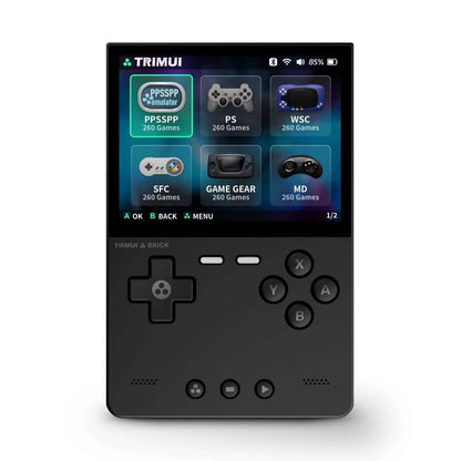 Trimui Brick 3.2 Inch Retro Handheld Game Console - Black