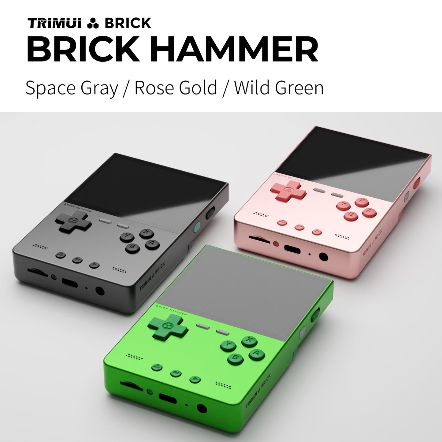 Trimui Brick Hammer 3.2” Metal Retro Handheld Game Console - Color Variants