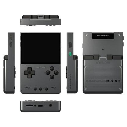 Trimui Brick Hammer 3.2” Metal Retro Handheld Game Console - Dark Gray
