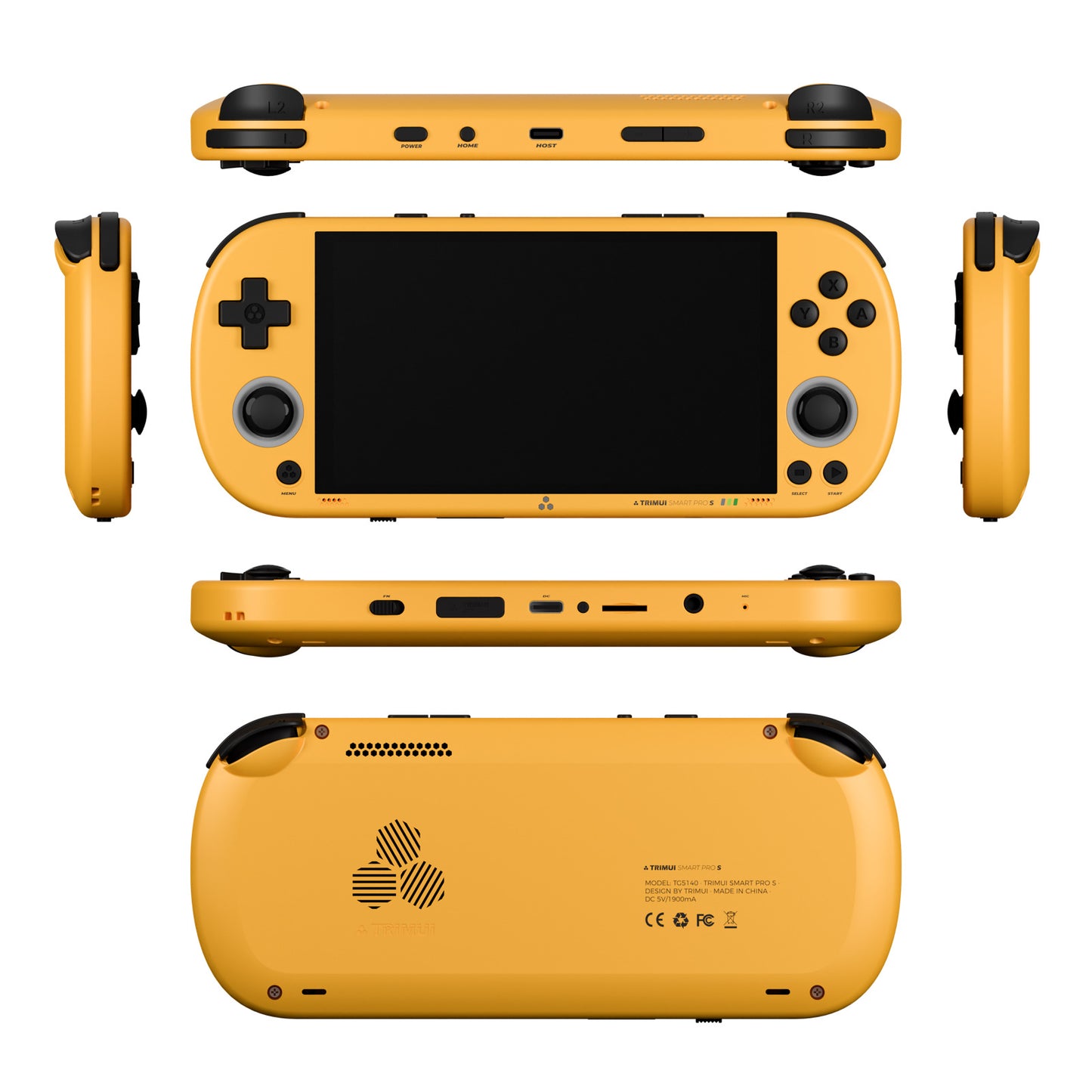 Trimui Smart Pro S Retro Handheld Game Console - Yellow