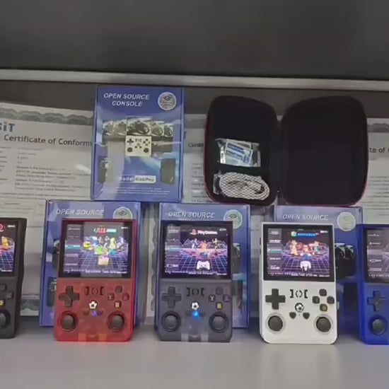 Game Console R36Pro Retro Handheld Gaming Console - Video