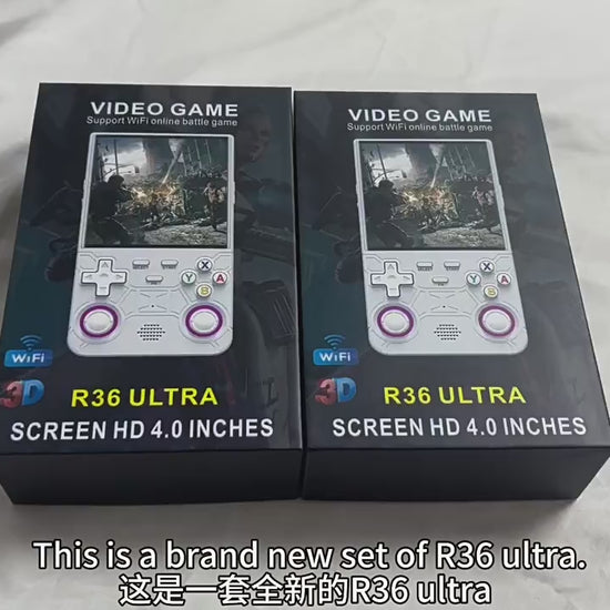Game Console R36Ultra Retro Handheld Gaming Console - Video