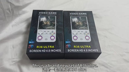 Game Console R36Ultra Retro Handheld Gaming Console - Video