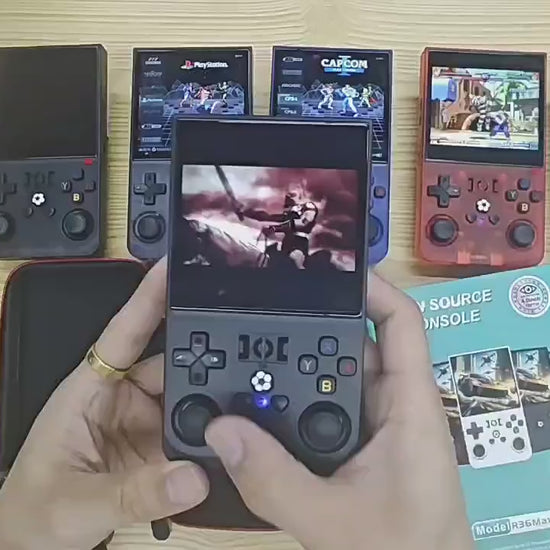 Game Console R36Max Retro Handheld Gaming Console - Video